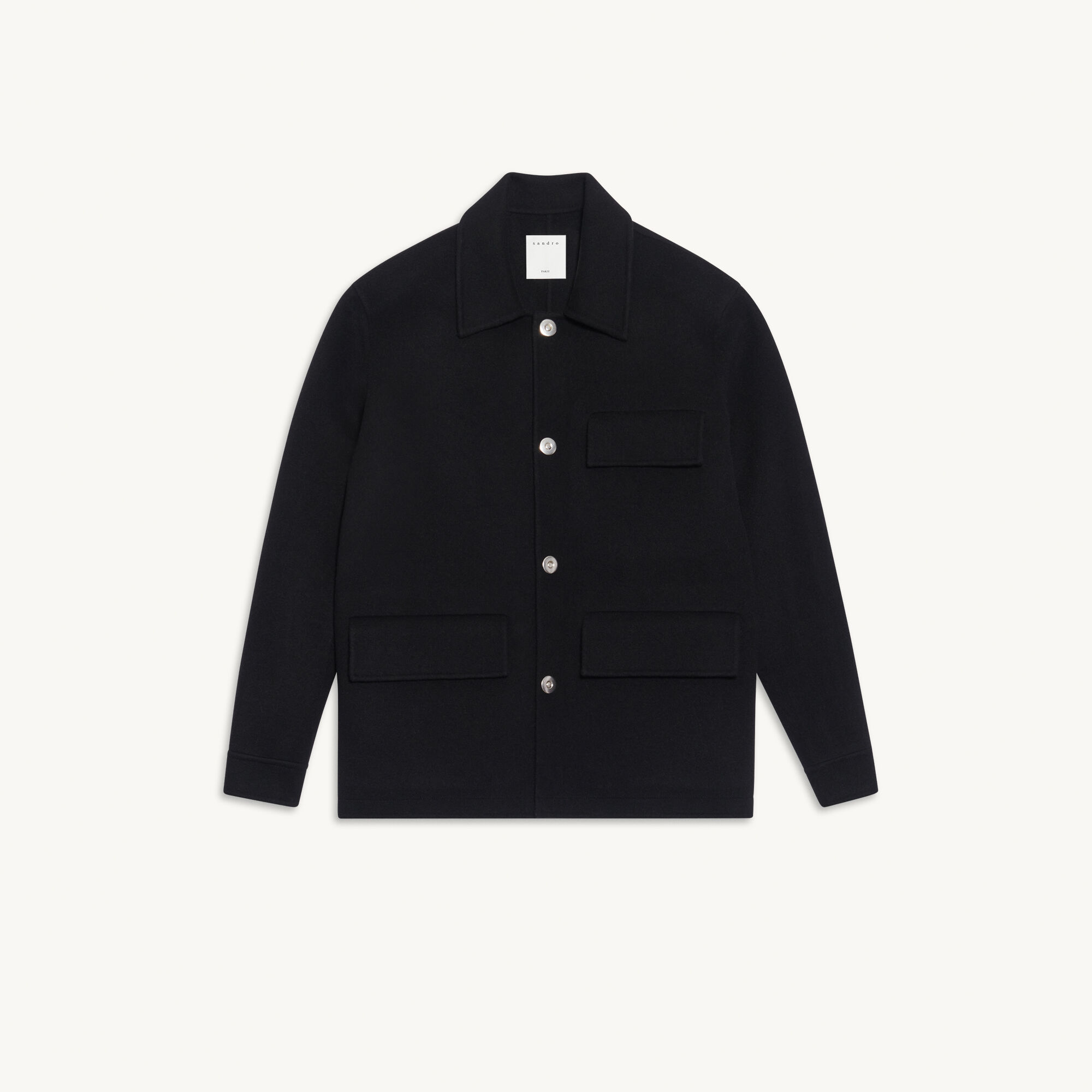 Double-faced wool jacket