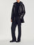 Lambskin leather parka