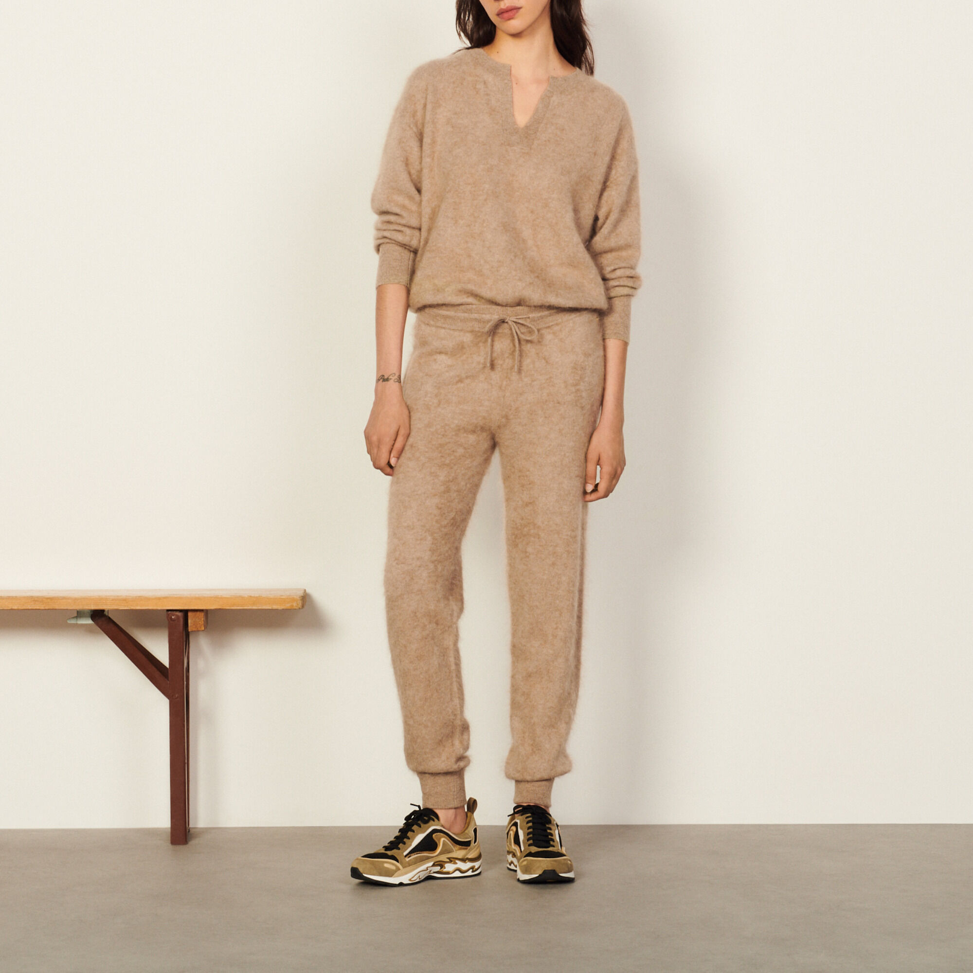 Cashmere jogging bottoms