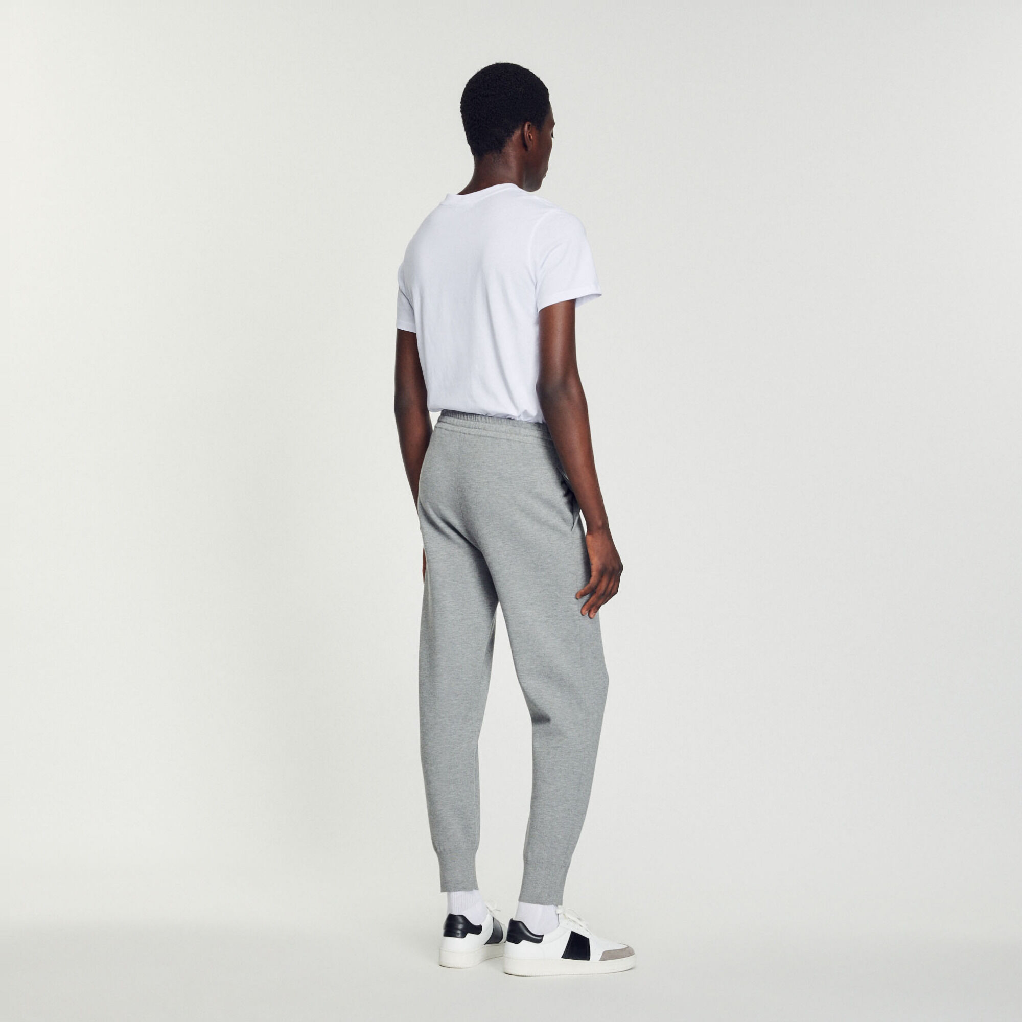 Knit jogging bottoms