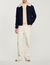 Jacket with removable collar