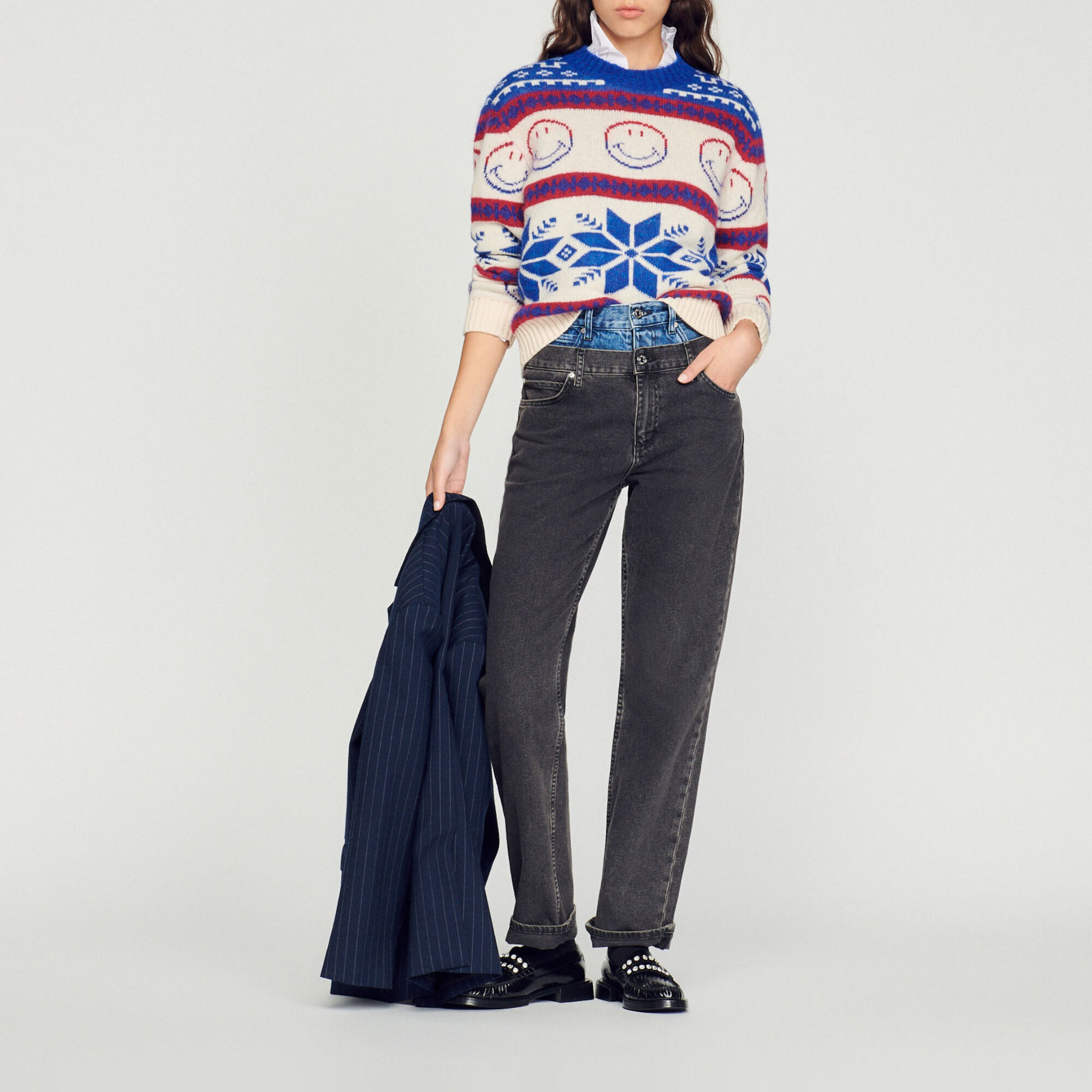 Sandro smile sweater top
