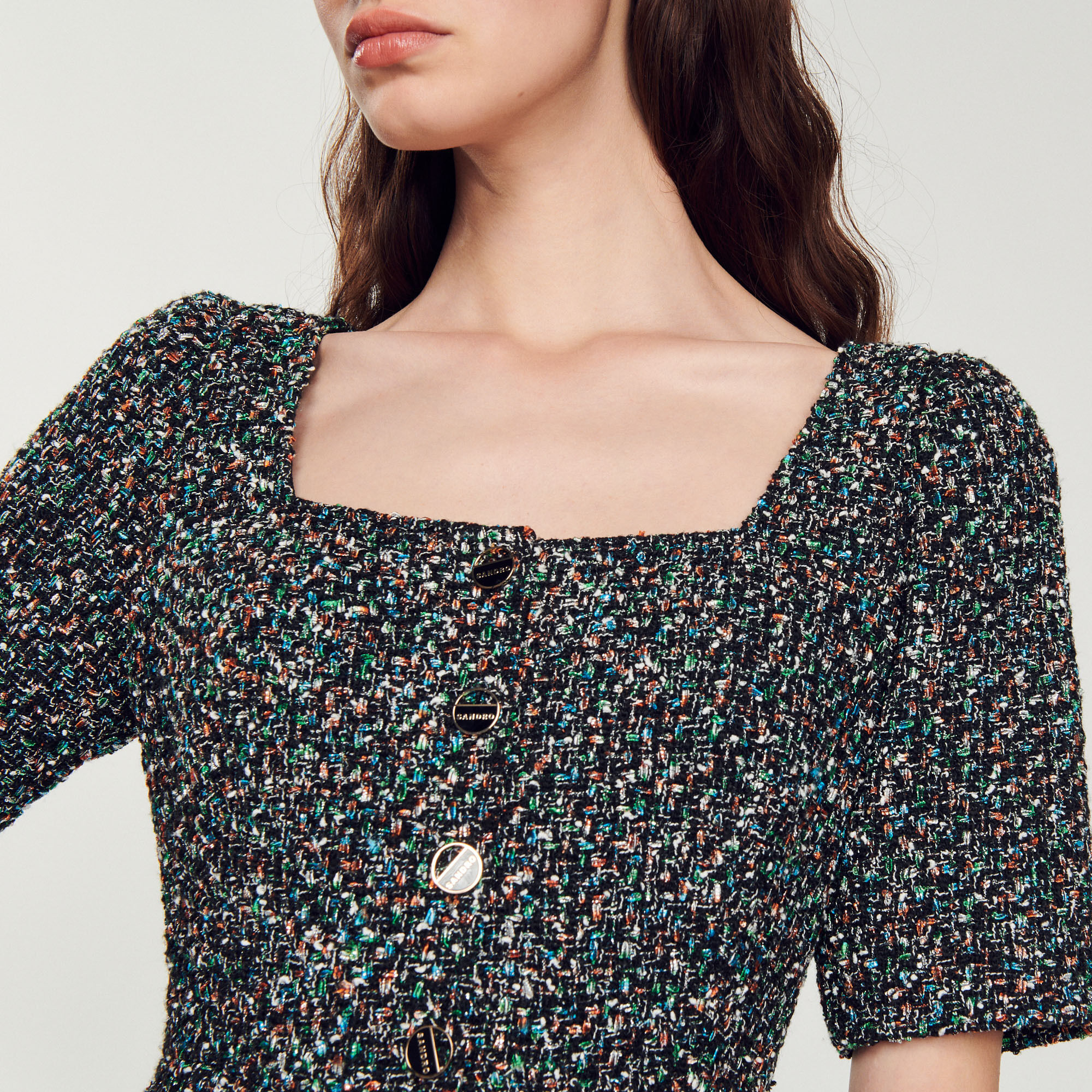 Short tweed dress