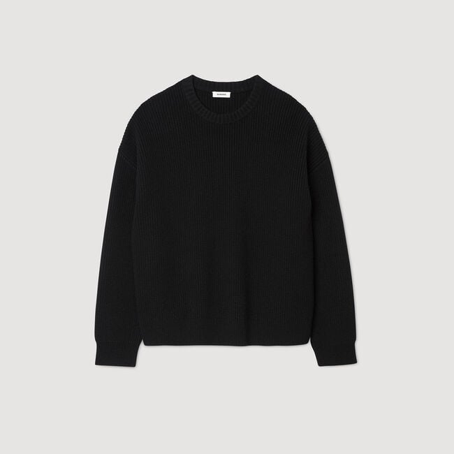 Rib knit jumper