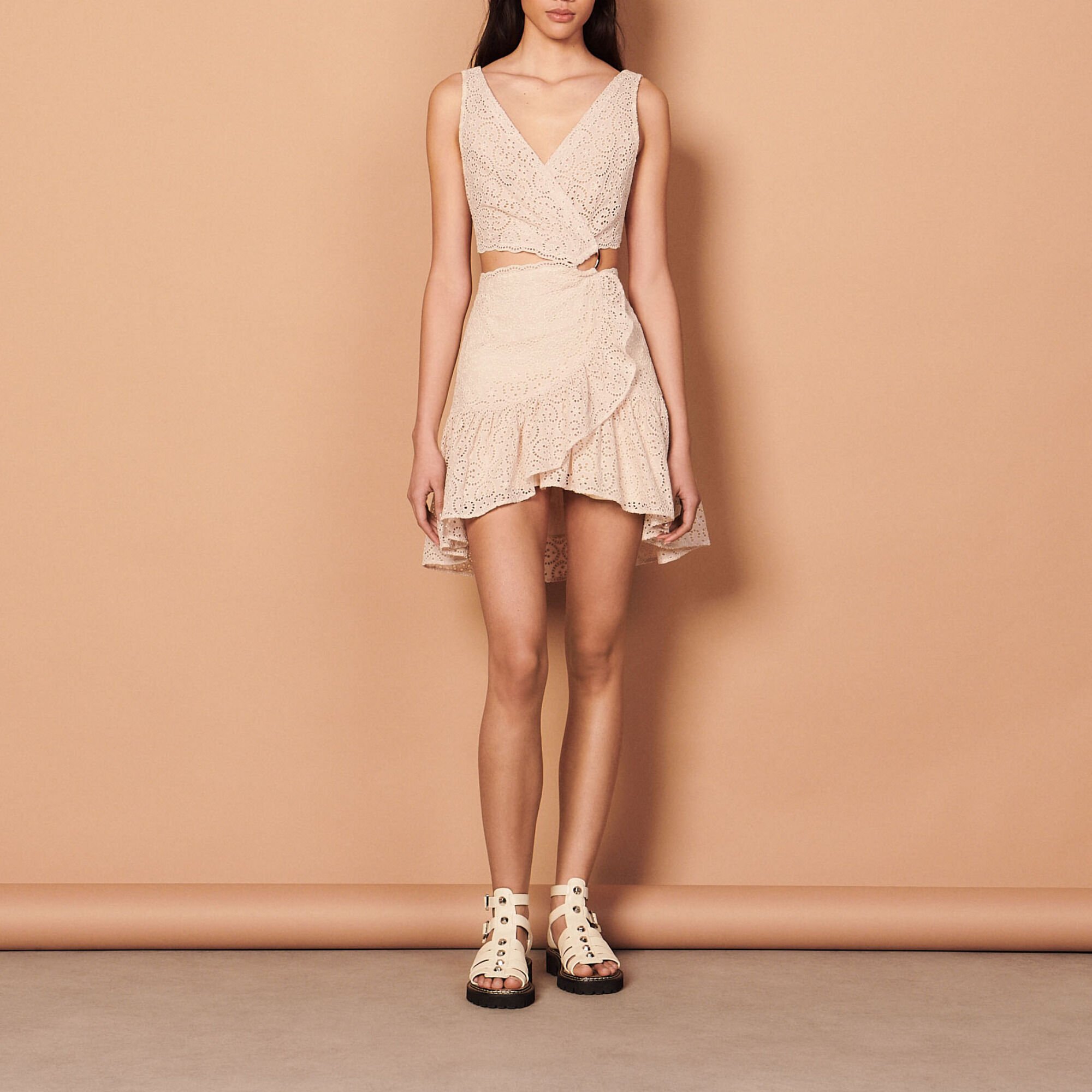 Guipure lace dress