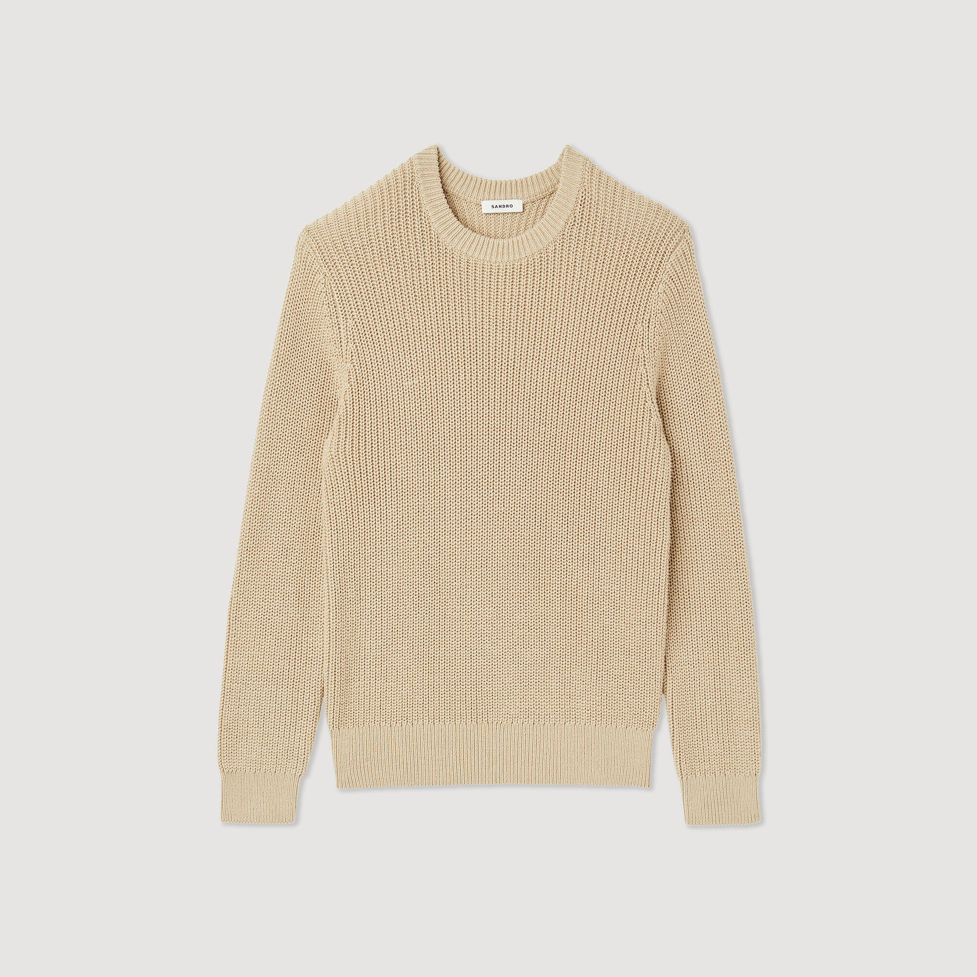 Cotton and silk sweater