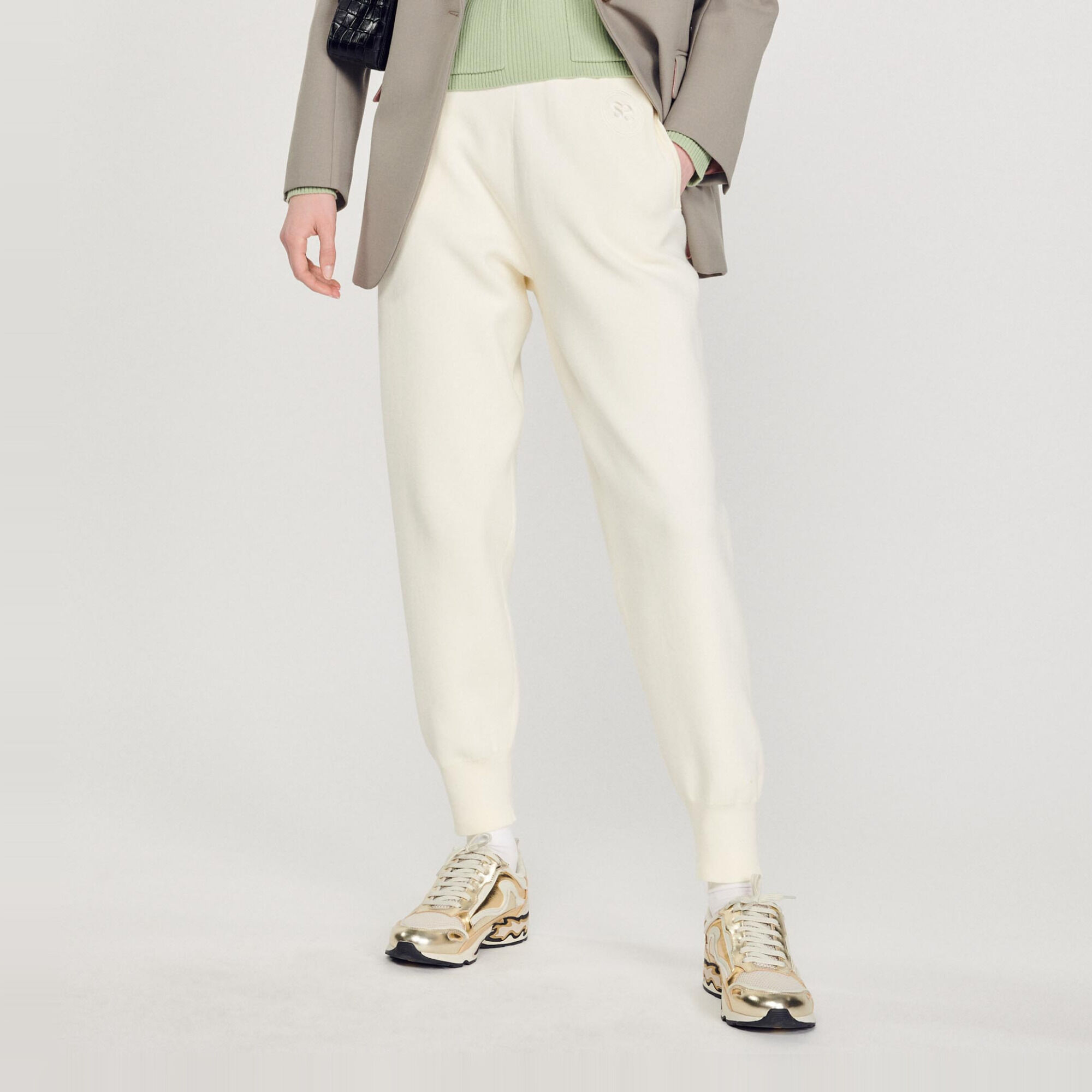 Knit jogging bottoms