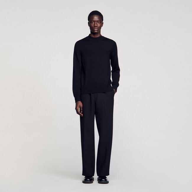 Funnel neck sweater