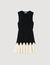 Two-tone short knit dress