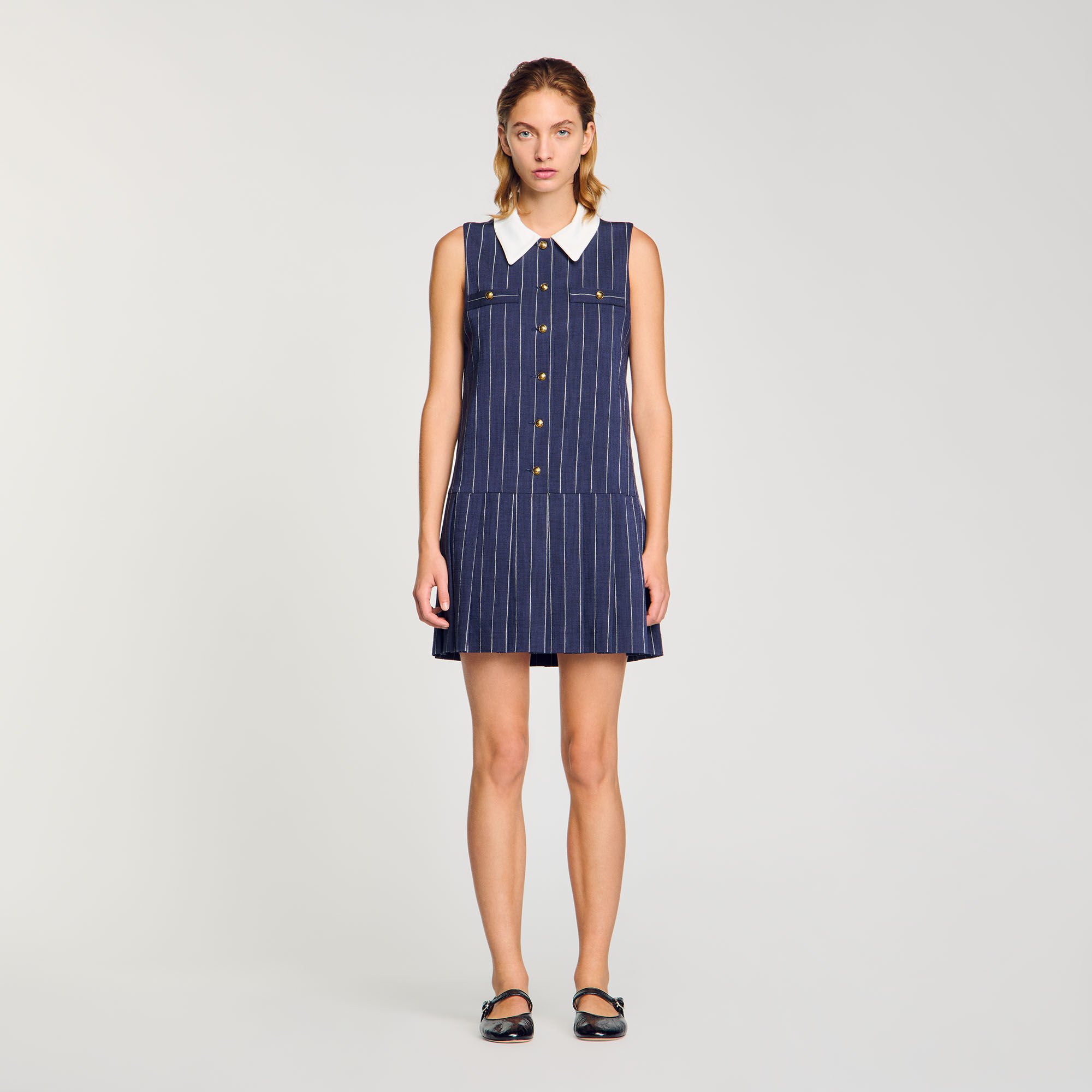 Short striped dress