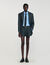 Cropped shirt with detachable tie