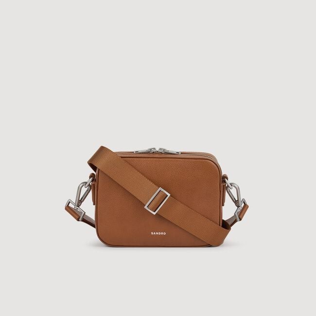 Small grained leather bag