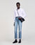 Cropped poplin shirt