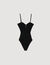 Knit bustier bodysuit