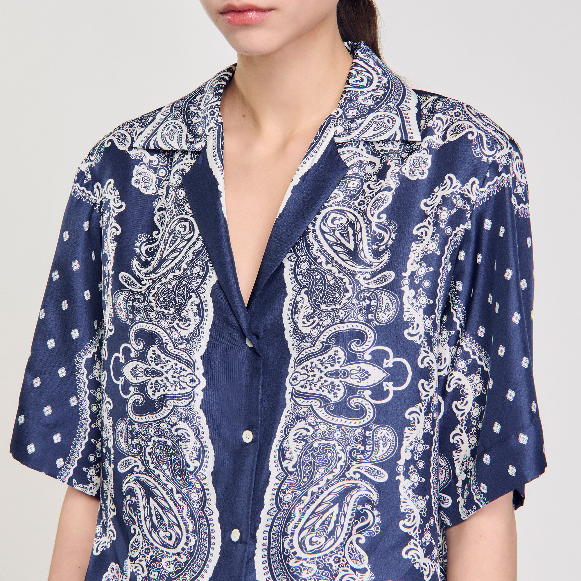Bandana print shirt