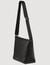 Grained leather satchel