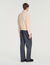Waffle-effect zip-up jacket