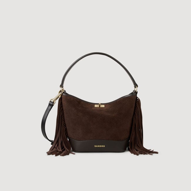 Fringed suede TANGOSO bag