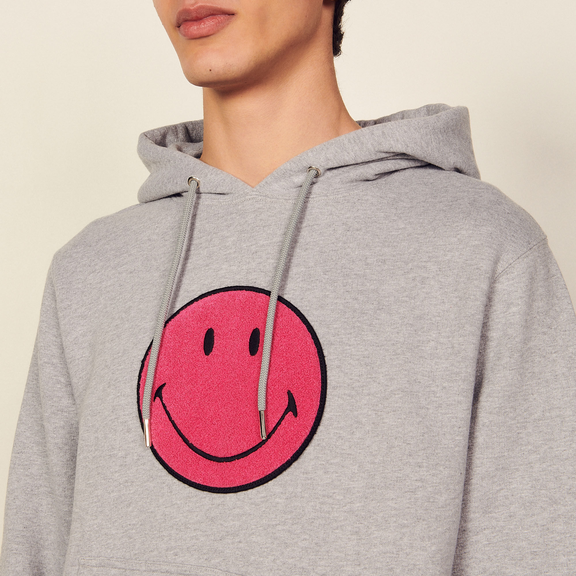 Smiley® Hoodie with patch