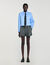 Cropped shirt with detachable tie
