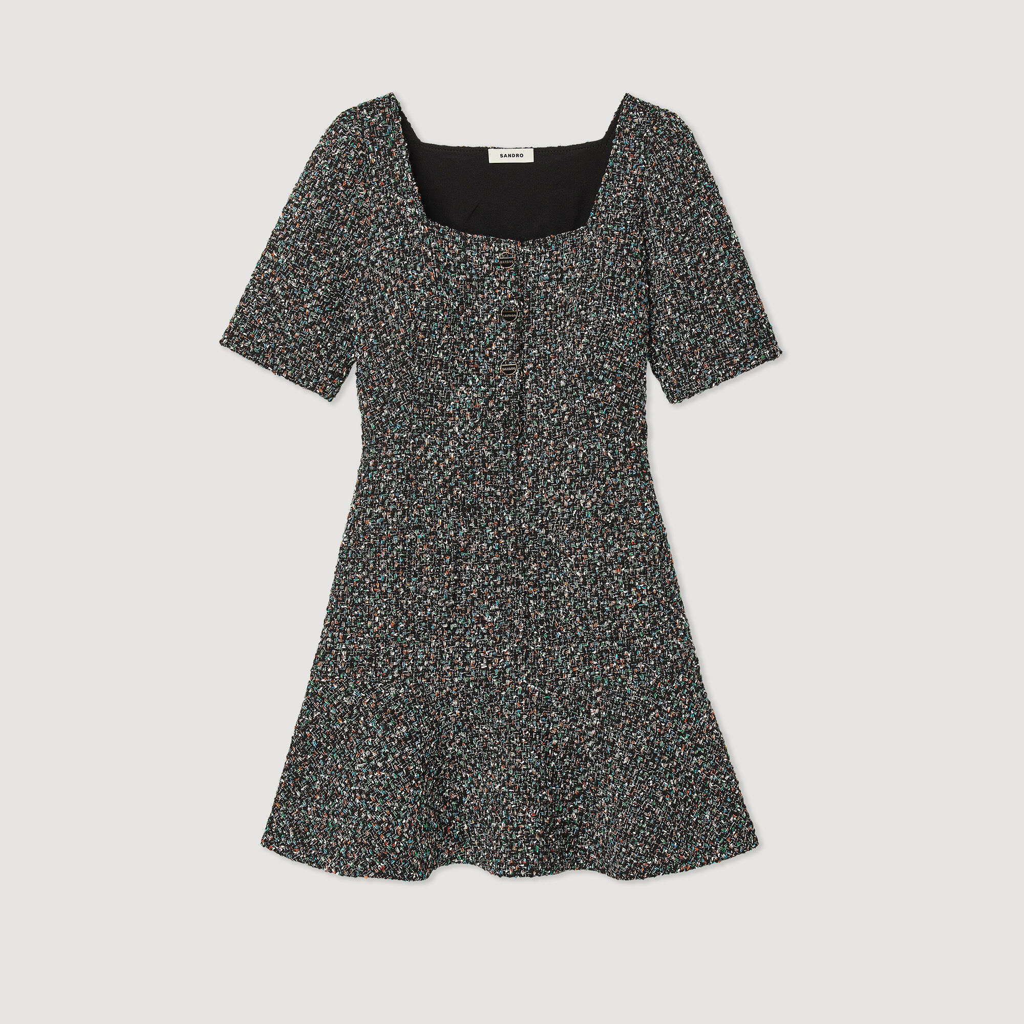 Short tweed dress