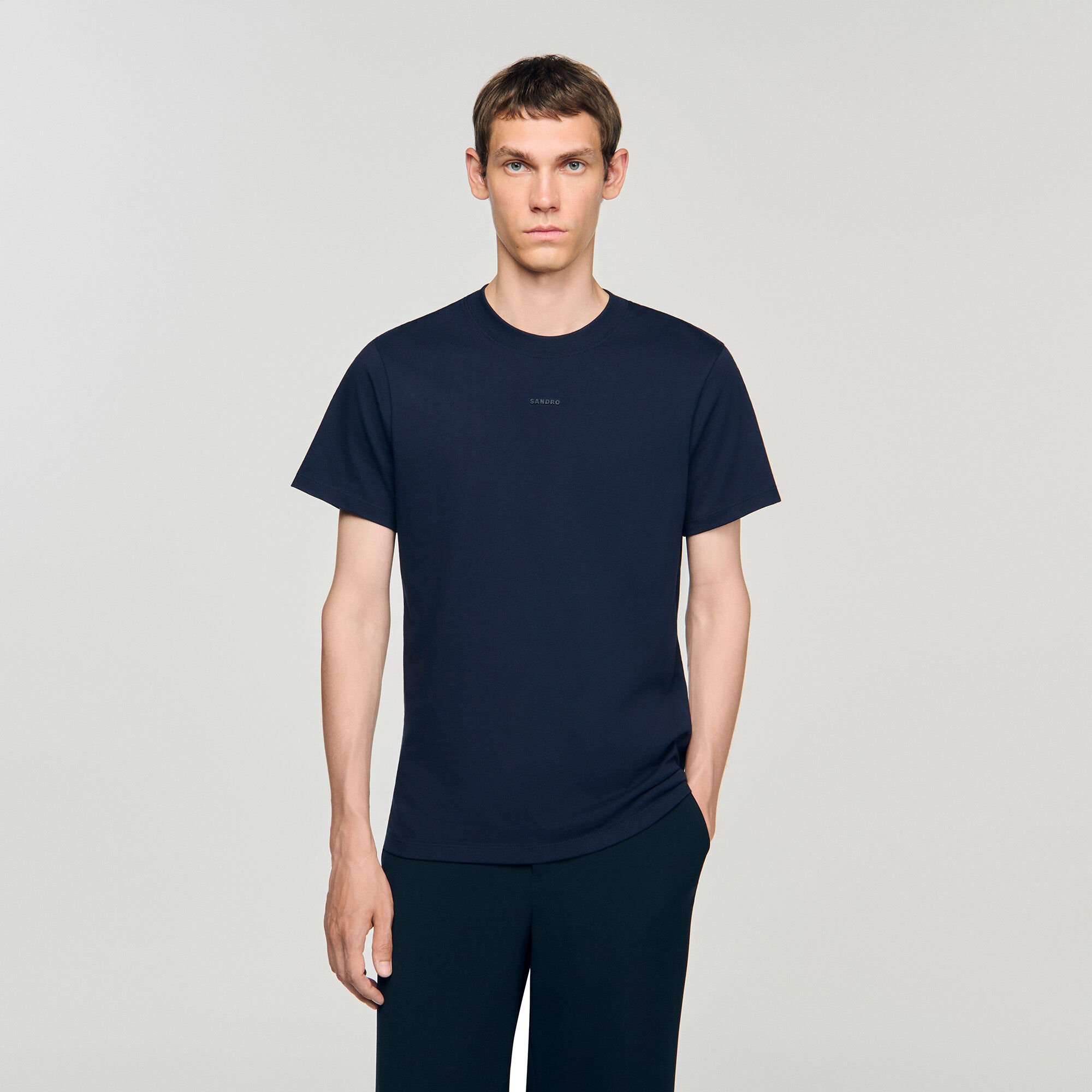 Cotton T-shirt with logo