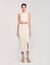Long skirt with crochet detailing