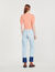 Cropped cardigan with balloon sleeves