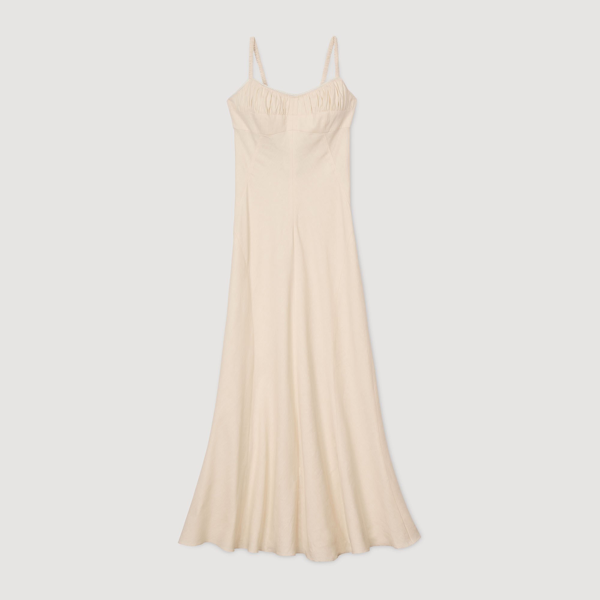 Maxi dress with straps