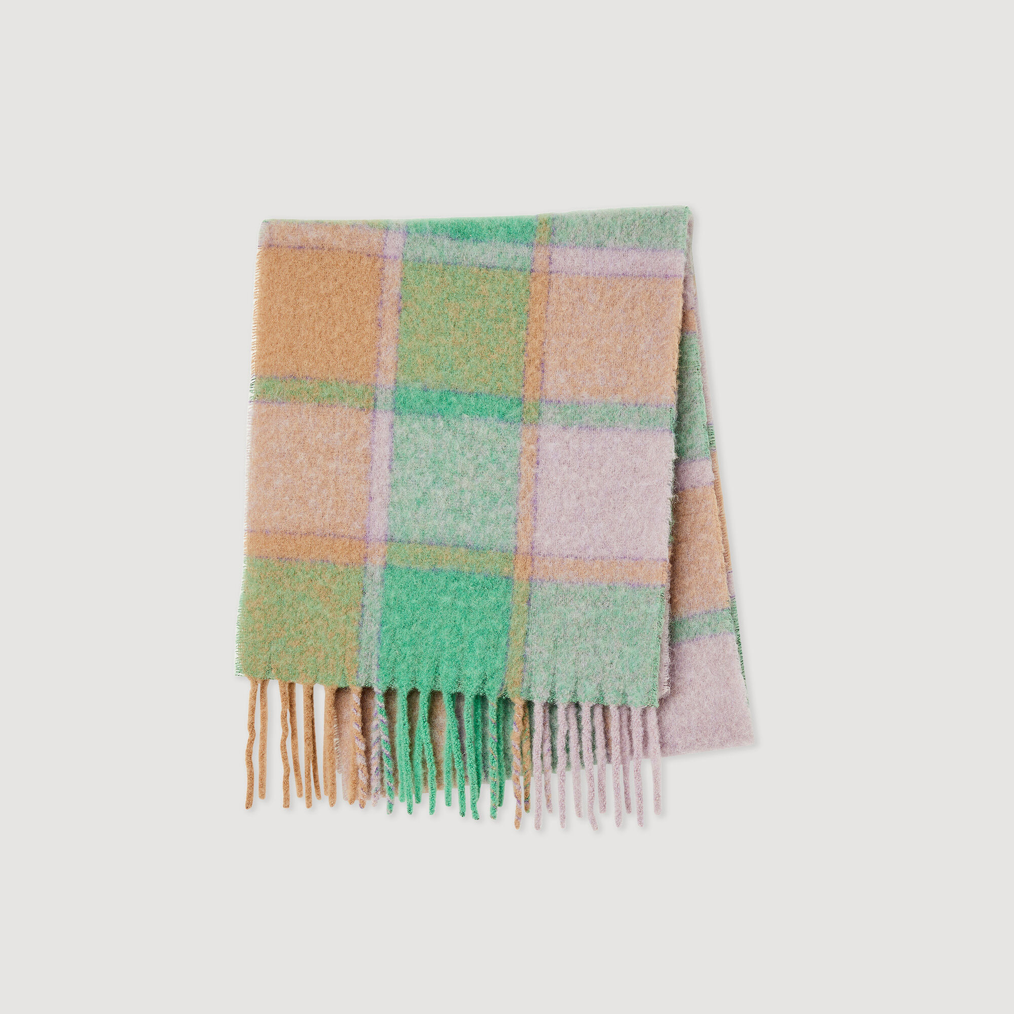 Checked scarf