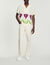 Floaty shirt with tulip print