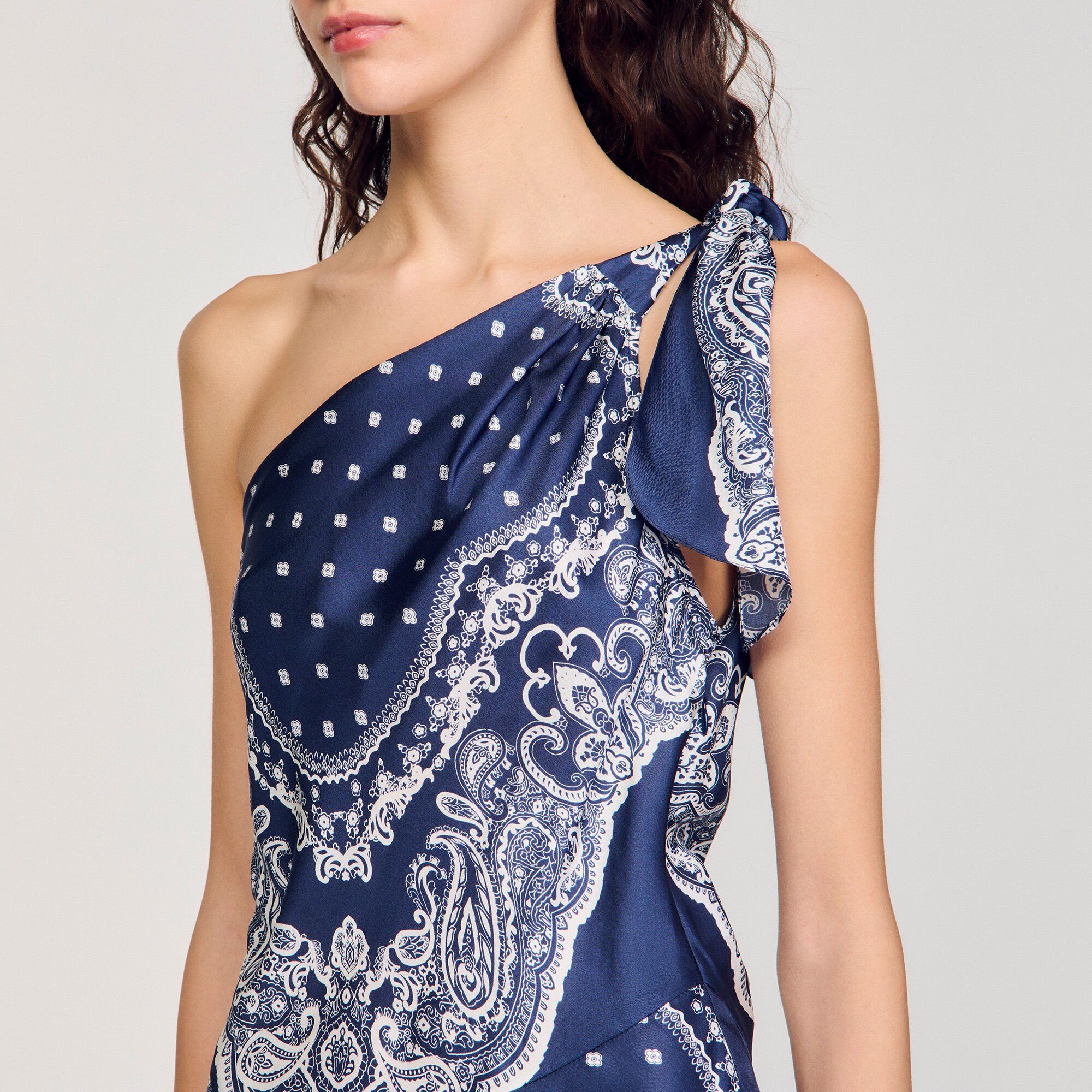 Bandana-print maxi dress