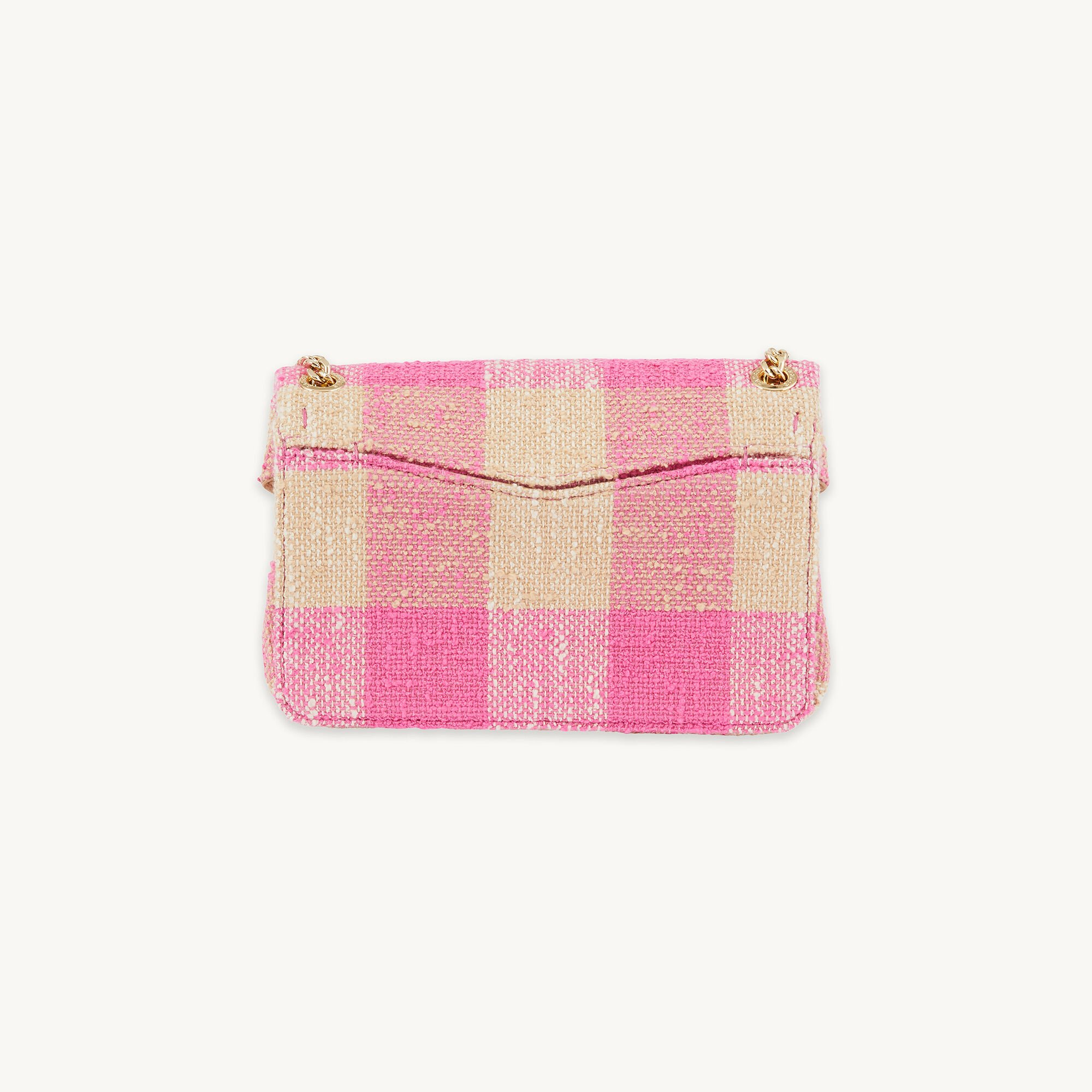 Yza tweed check bag
