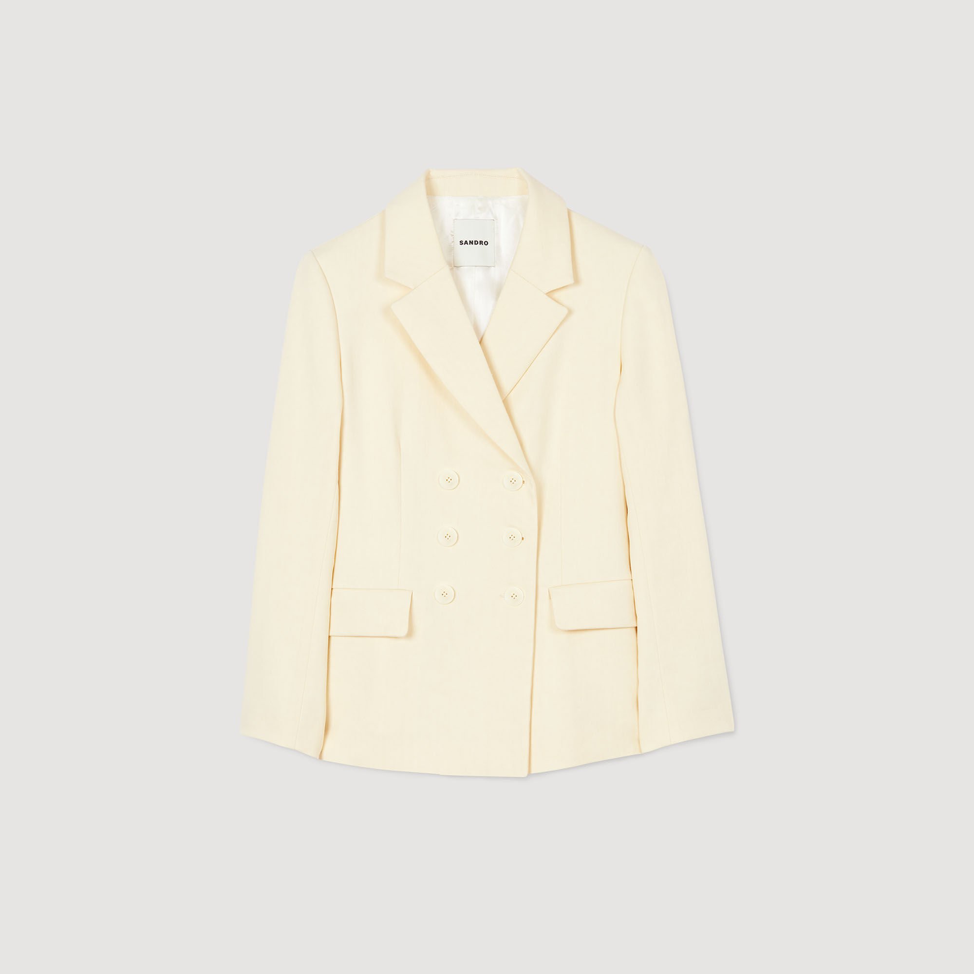 Double-breasted suit jacket