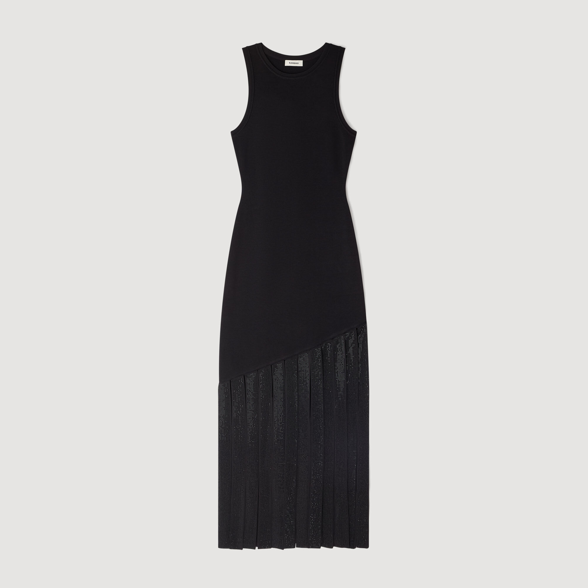 Fringed maxi dress