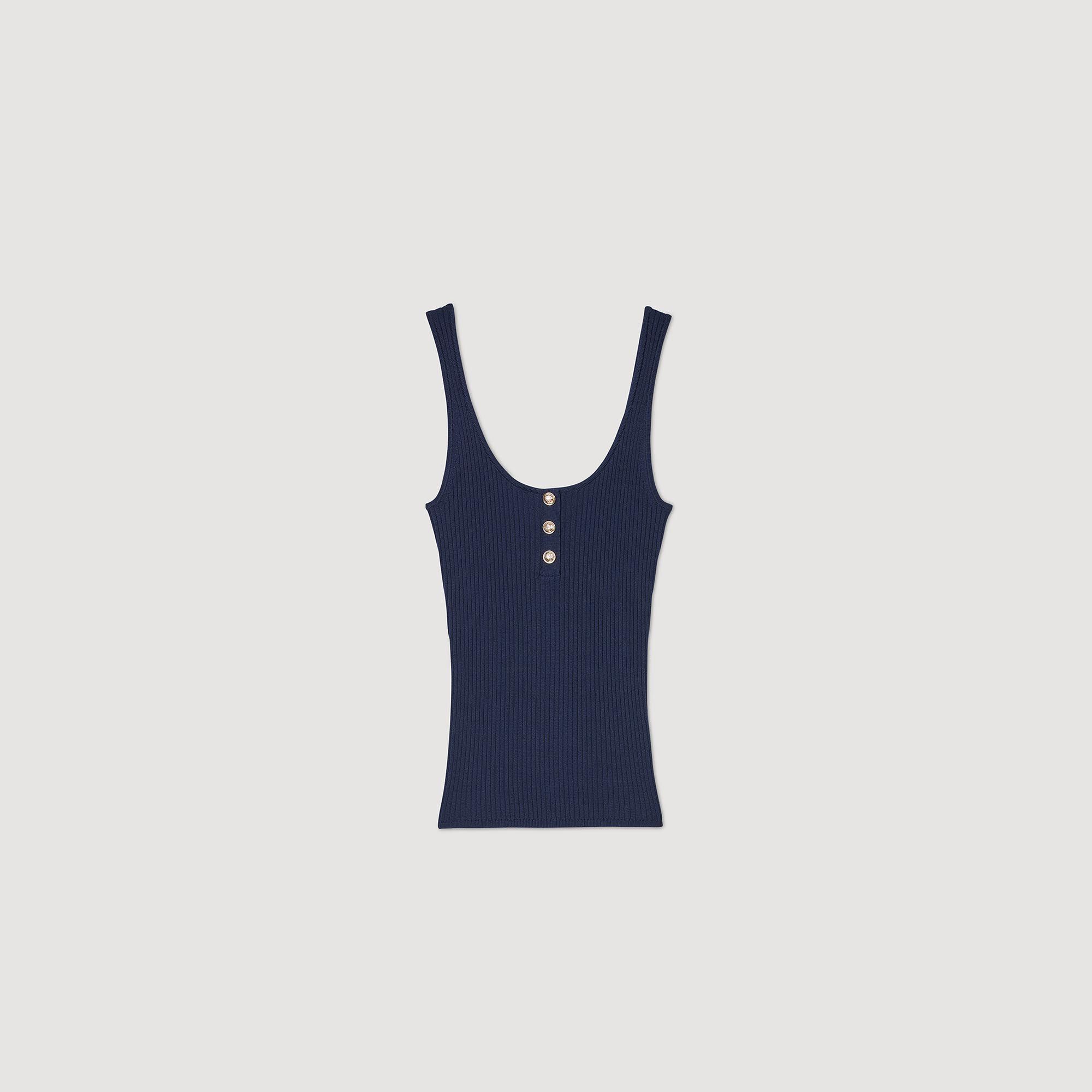 Ribbed vest top