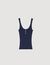 Ribbed vest top
