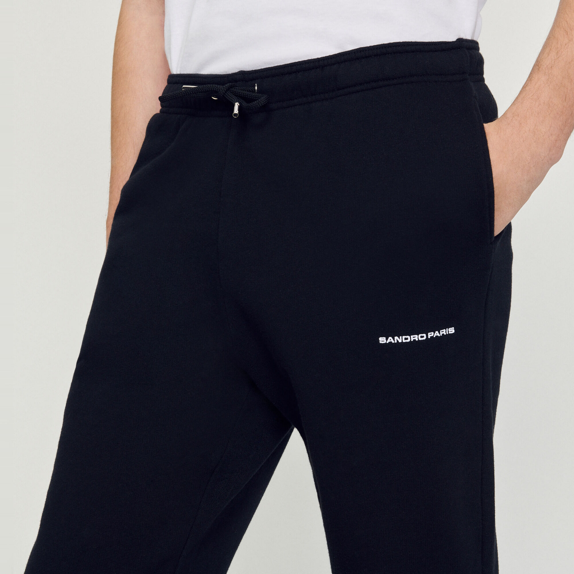 Joggers with Sandro Paris embroidery