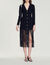 Velour knit dress