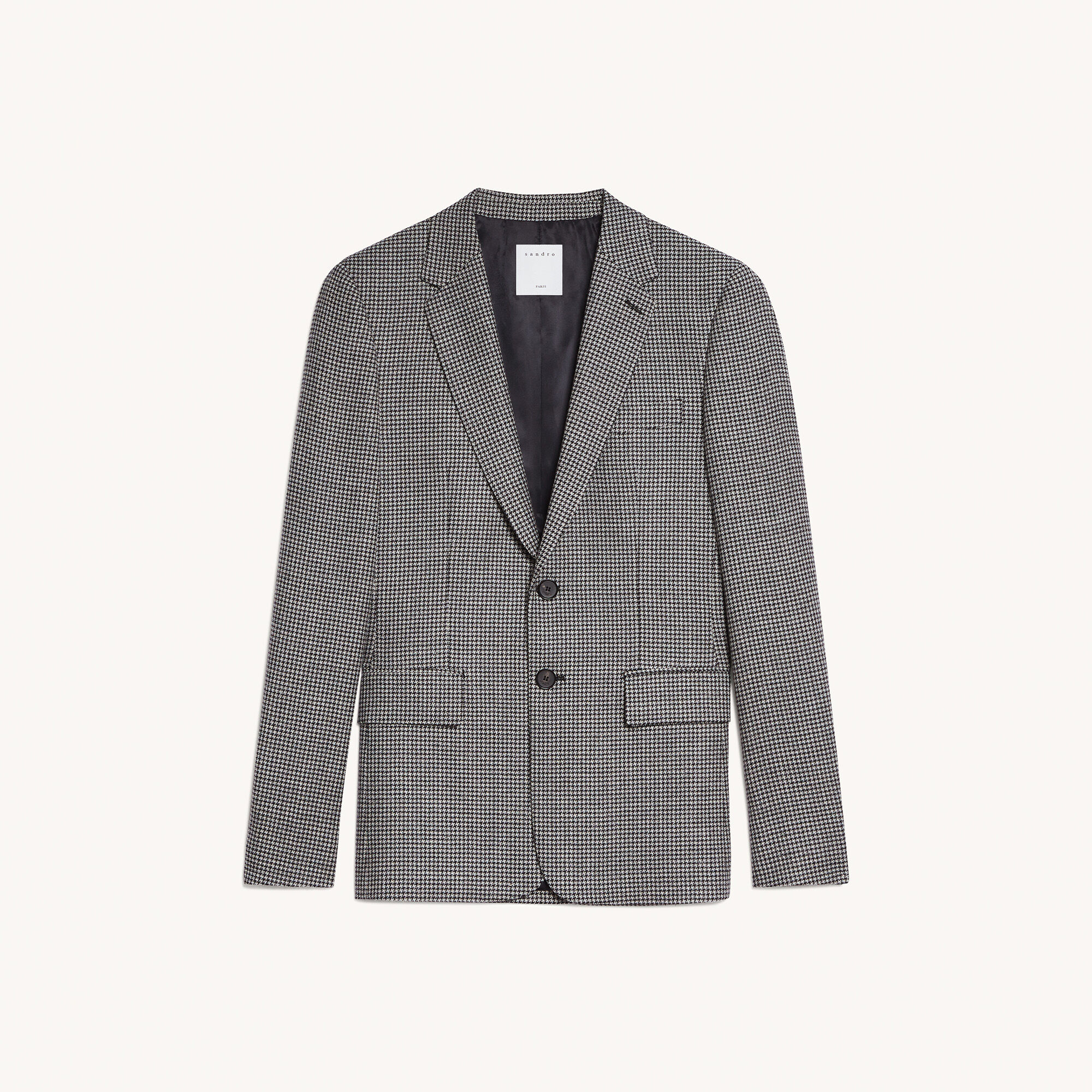 Houndstooth suit jacket