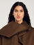Oversized wool coat