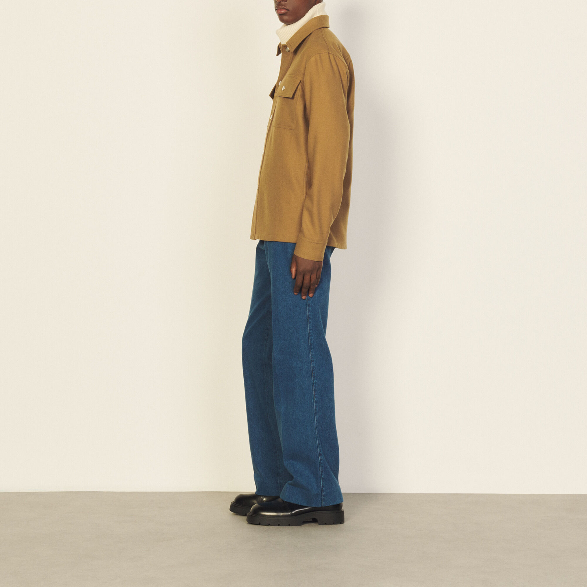 Wool overshirt