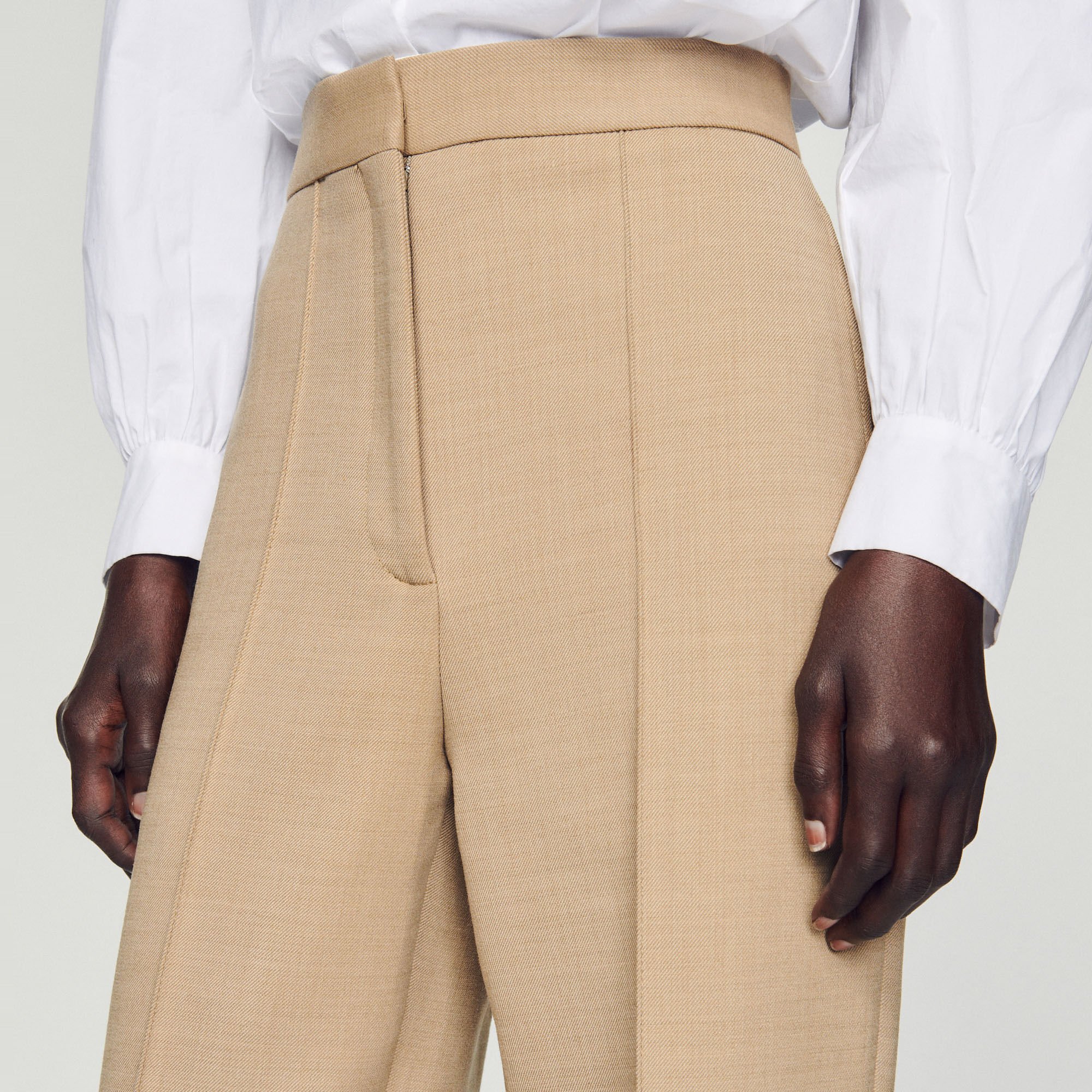 Straight-leg trousers