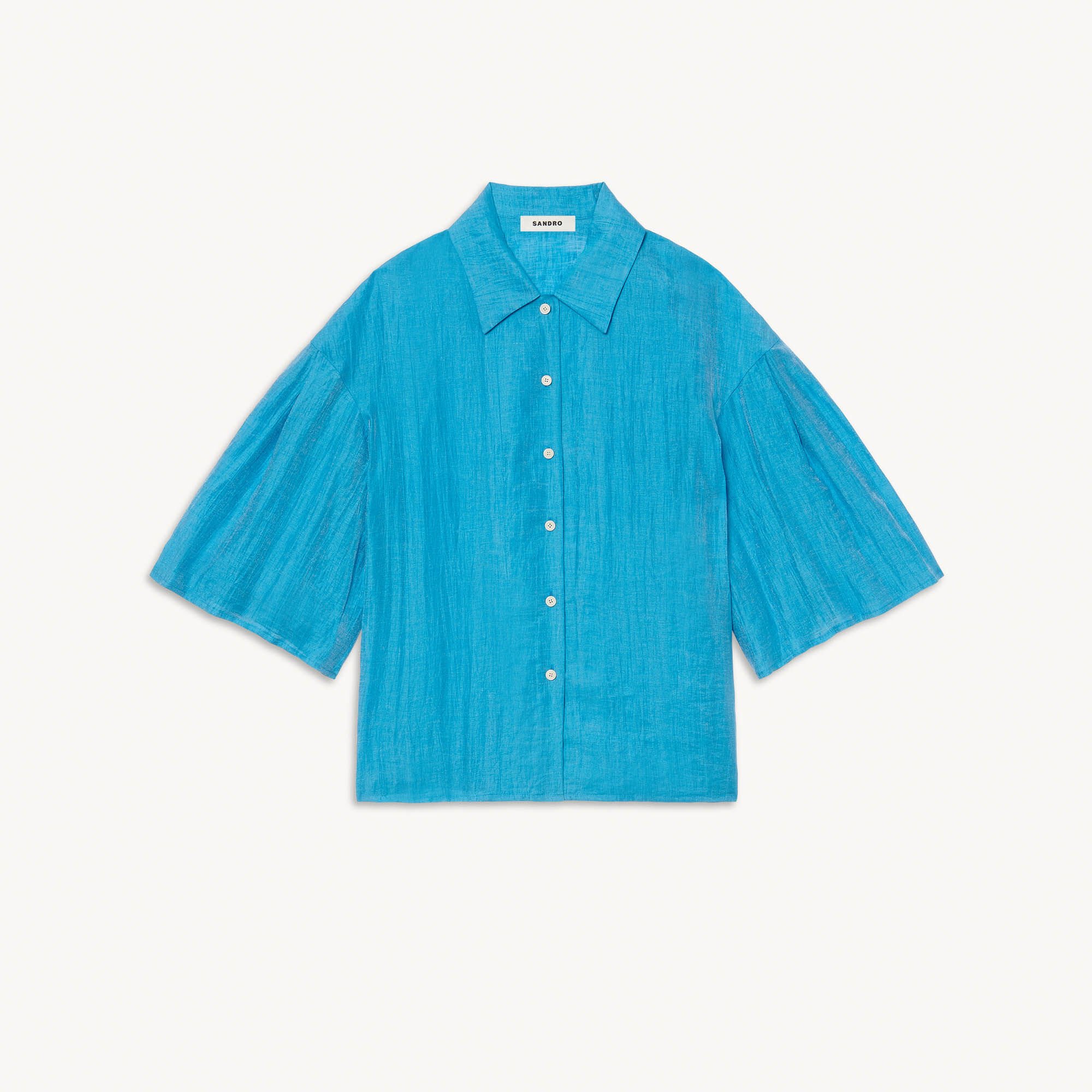 Flowing silk shirt