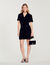 Short velvet dress