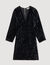 Short crushed velvet dress