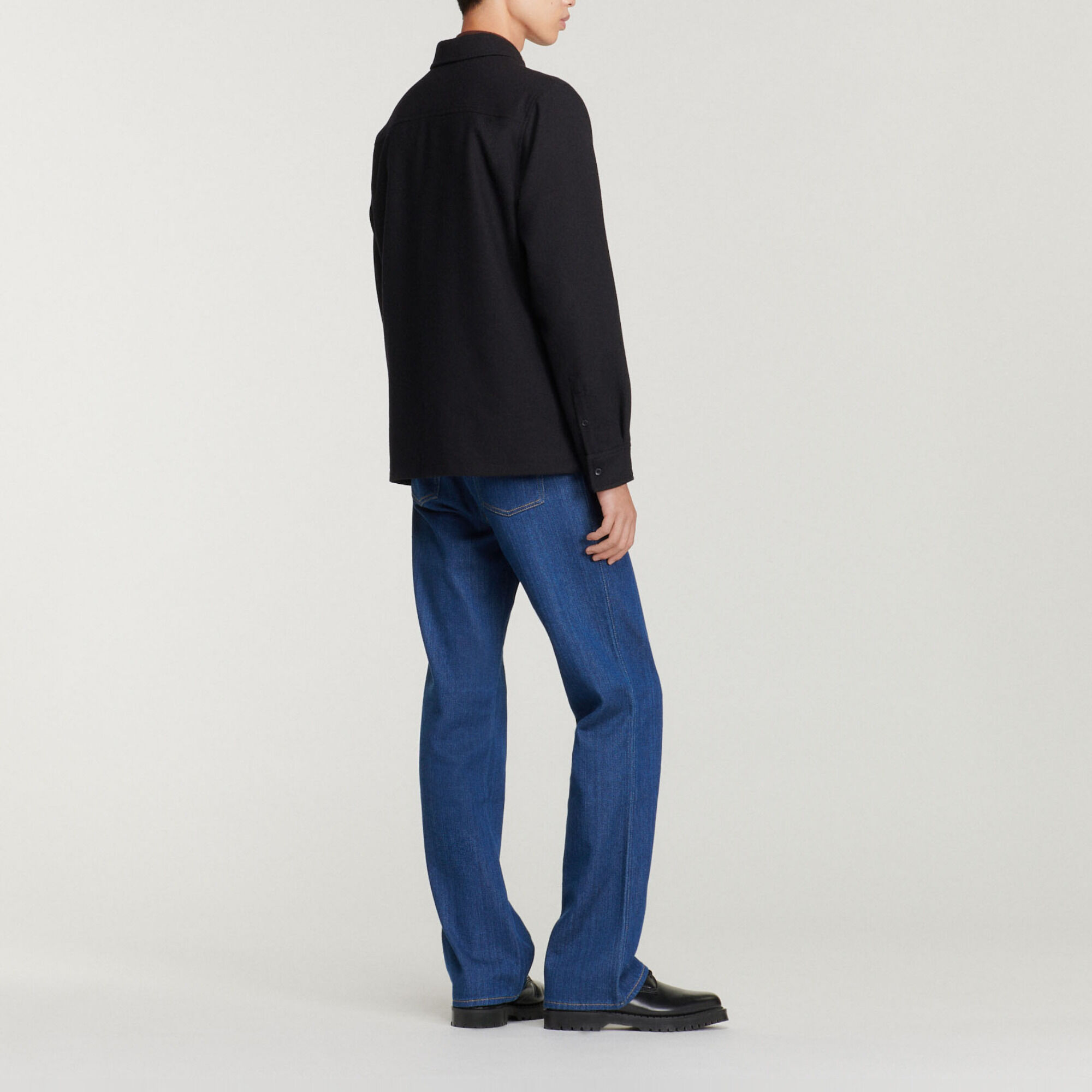 Wool overshirt