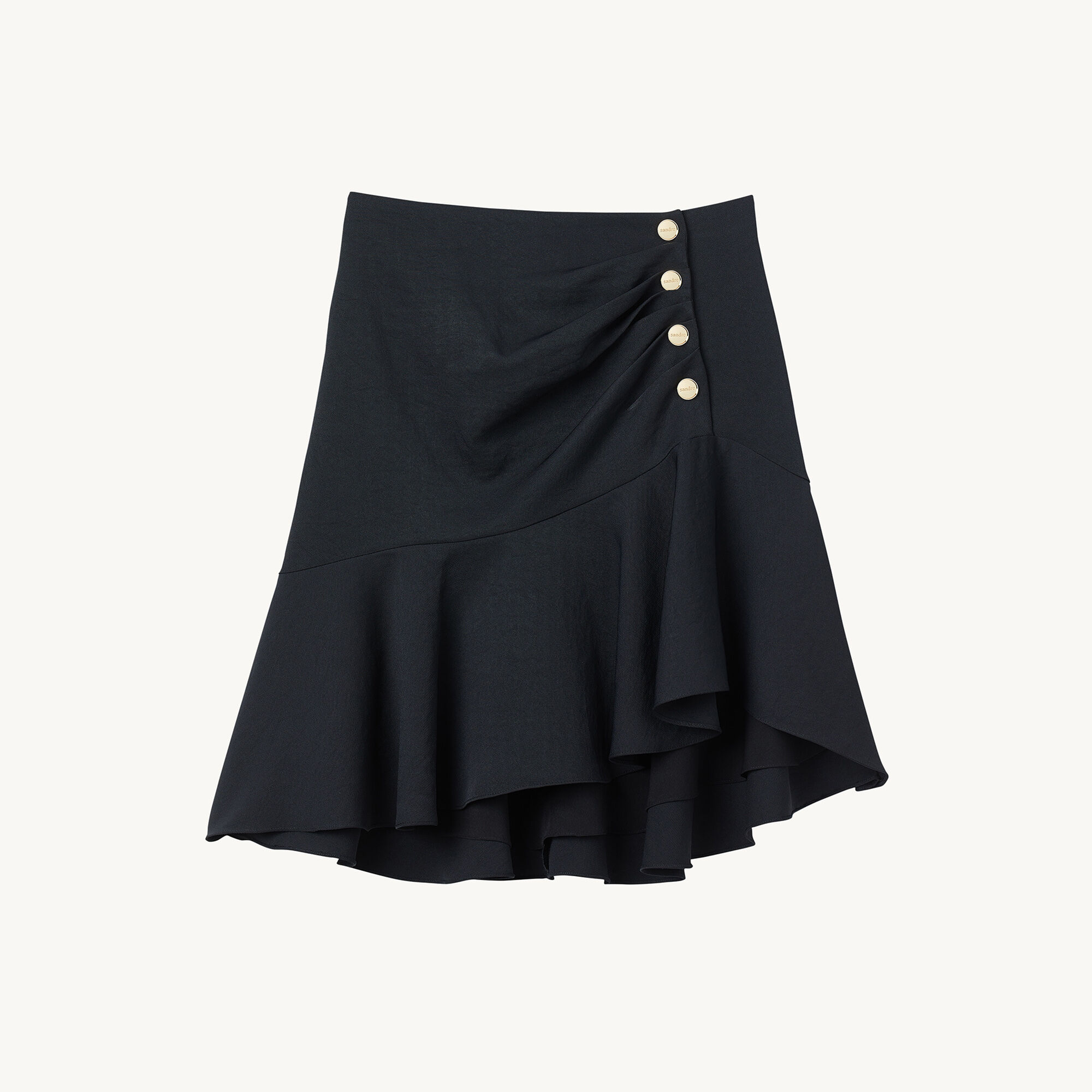 Short asymmetric skirt