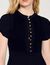 Pleated knit dress
