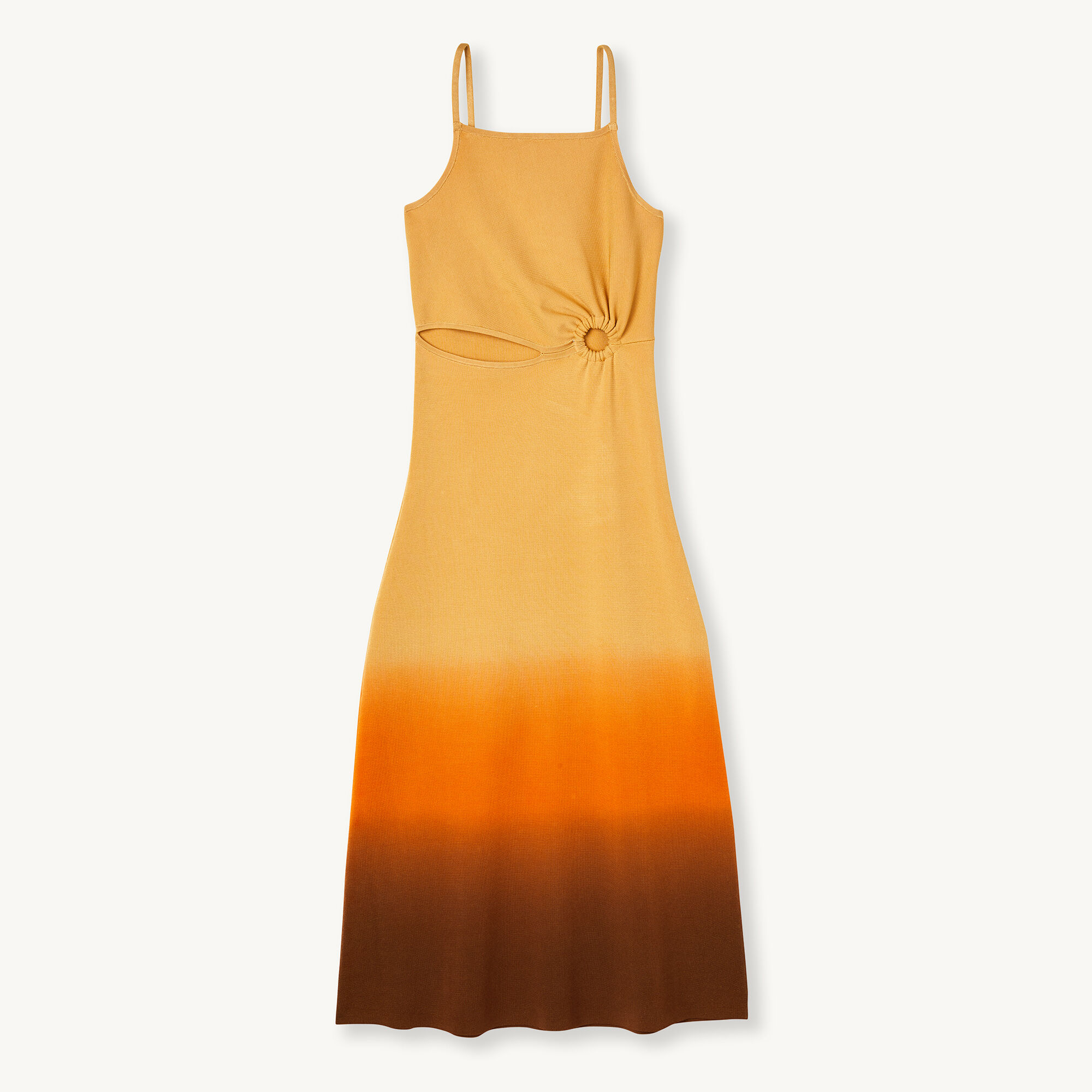 Tie-dye midi dress